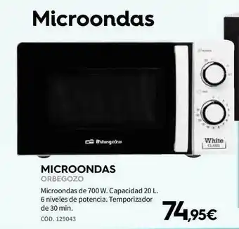 ferrOkey Microondas Orbegozo Cód. 129043 oferta