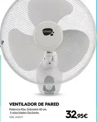 ferrOkey Ventilador De Pared 40cm oferta