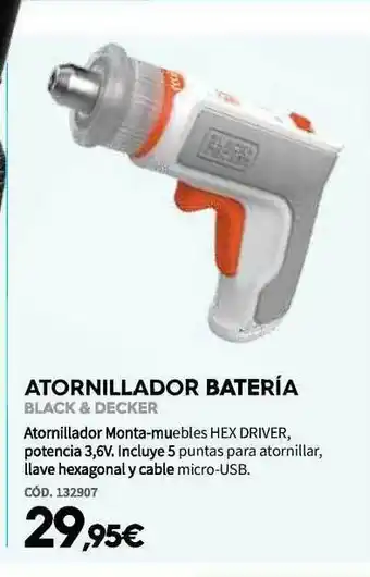 ferrOkey Atornillador Batería Black & Decker oferta