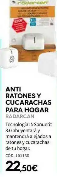 ferrOkey Anti Ratones Y Cucarachas Para Hogar Radarcan oferta