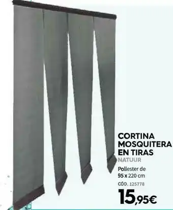 ferrOkey Cortina Mosquitera En Tiras Natuur 90x220cm oferta