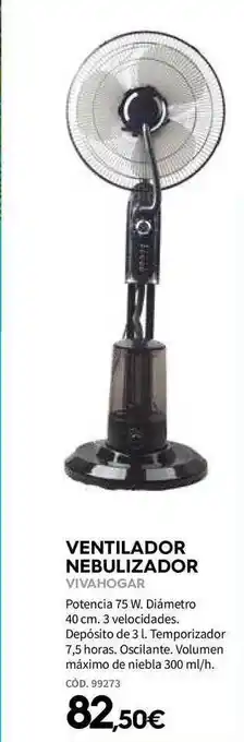 ferrOkey Ventilador Nebulizador oferta
