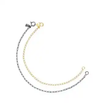 Tous Pack pulseras tous chain de plata vermeil y plata dark silver oferta