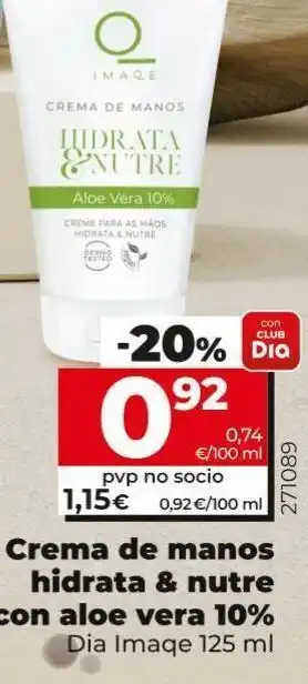 Maxi Dia Crema de manos oferta