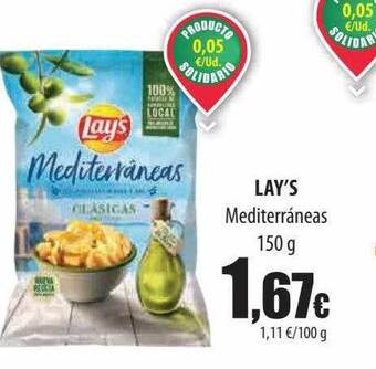 Spar Tenerife Lay's mediterráneas oferta