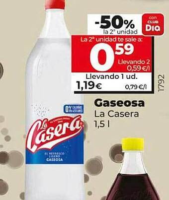 Dia Gaseosa la casera oferta