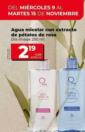 Dia Agua micelar con extracto de pétalos de rosa dia image oferta