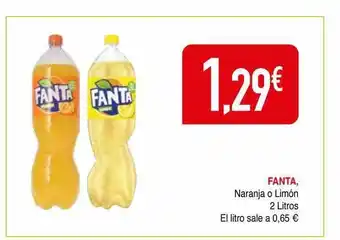 Fanta, naranja o limón