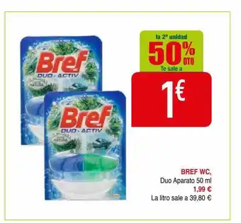 Bref wc, duo aparato