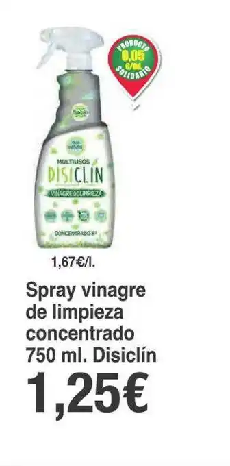Spar La Palma Spray vinagre de limpieza concentrado disiclín oferta