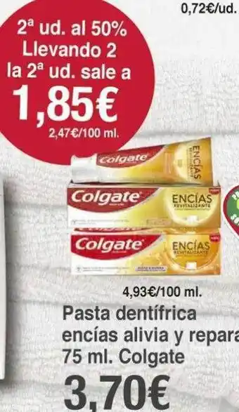 Spar La Palma Pasta dentífrica encías alivia y repara colgate oferta