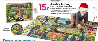 Pepco Alfombra de pista con coches-animales oferta