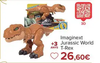 Carrefour Imaginext jurassic world t-rex oferta