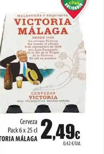 SPAR Lanzarote Cerveza pack 6 toria málaga oferta