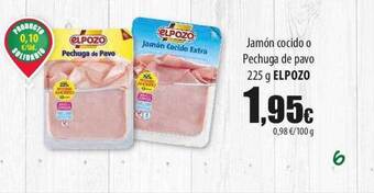 SPAR Lanzarote Jamón cocido o pechuga de pavo elpozo oferta