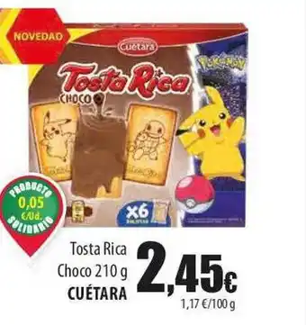 SPAR Lanzarote Tosta rica choco cuétara oferta