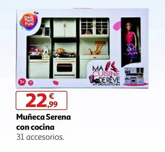 Alcampo Muñeca serena con cocina oferta
