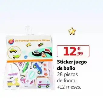 Alcampo Sticker juego de baño oferta