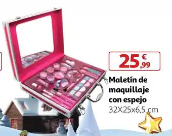 Alcampo Maletín de maquillaje con espejo oferta