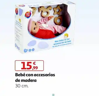 Alcampo Bebé con accesorios de madera oferta