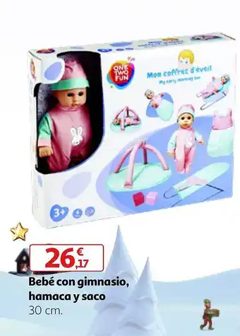 Alcampo Bebé con gimnasio, hamaca y saco oferta