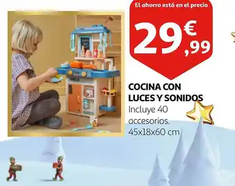 Alcampo Cocina con luces y sonidos oferta