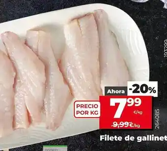 Dia Filete e gallinet oferta