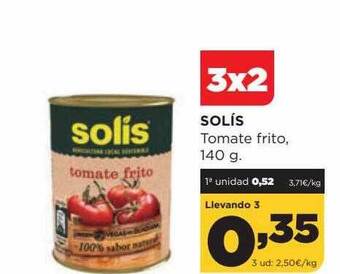 Alimerka Solis tomate frito oferta