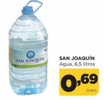 Alimerka San joaquin agua 6.5 litros oferta