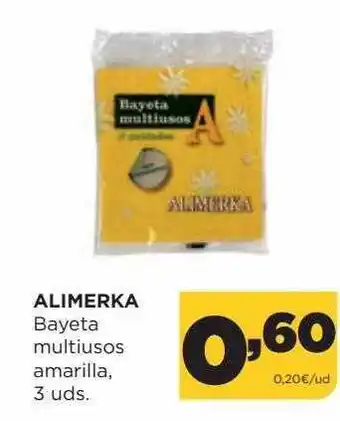 Alimerka Alimerka bayeta multiusos amarilla oferta