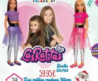 Jugueterías Nikki Giselle 035-463 las ratitas muñeca 105cm oferta