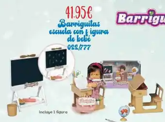 Jugueterías Nikki Barriguitas escuela con figura de bebé 022-777 oferta