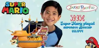 Jugueterías Nikki Super mario playset aeronave bowser 055-044 oferta