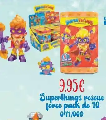 Jugueterías Nikki Superthings rescue force pack de 10 041-009 oferta
