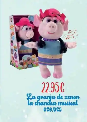 Jugueterías Nikki La granja de zenon la chancha musical 029- oferta