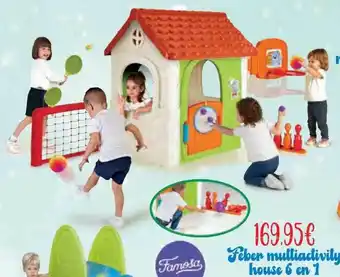 Jugueterías Nikki Feber multiactivity house 6 en 1 oferta