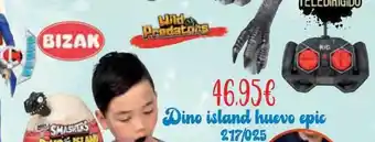 Jugueterías Nikki Dino island huevo epic 217-025 oferta