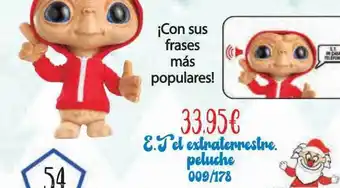 E.t el extraterrestre peluche