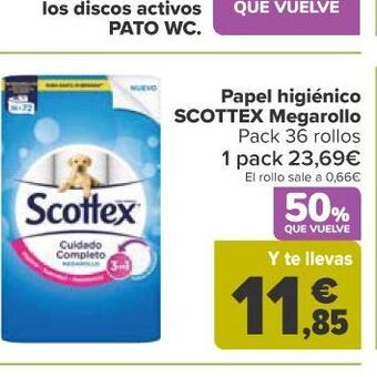 Carrefour Papel higiénico oferta