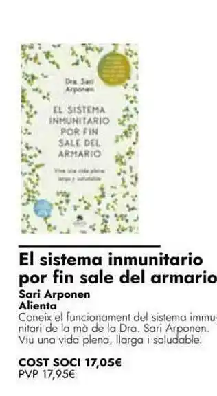El sistema inmunitario por fin sale del armario sari arponen alienta