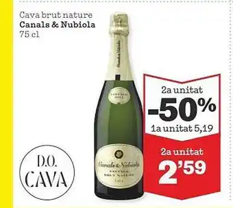 Sorli Cava brut nature canals & nubiola oferta