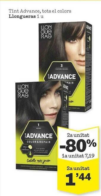 Sorli Tint advance tots el colors llongueras oferta