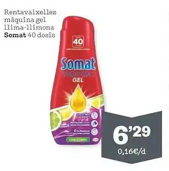 Sorli Rentavaixelles màquina gel llima-llimona somat 40 dosis oferta