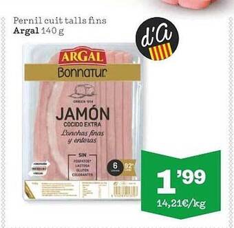 Sorli Pernil cuit talls fins argal oferta