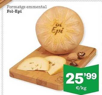 Sorli Formatge emmental fol-epi oferta