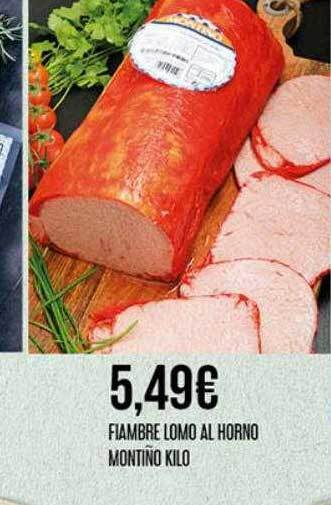 Claudio Fiambre lomo al horno montiño kilo oferta