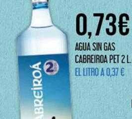 Claudio Agua sin gas cabreiroa pet oferta