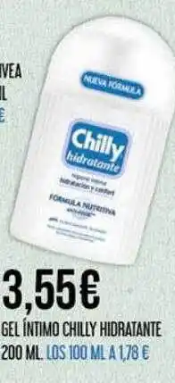 Claudio Gel íntimo chily hidratante oferta