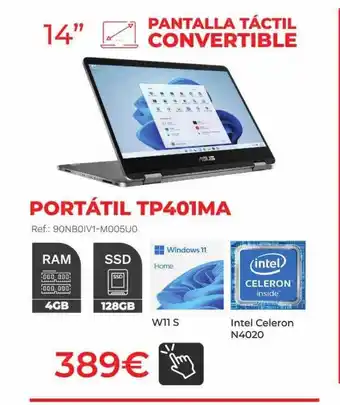 Pantalla táctil convertible 14