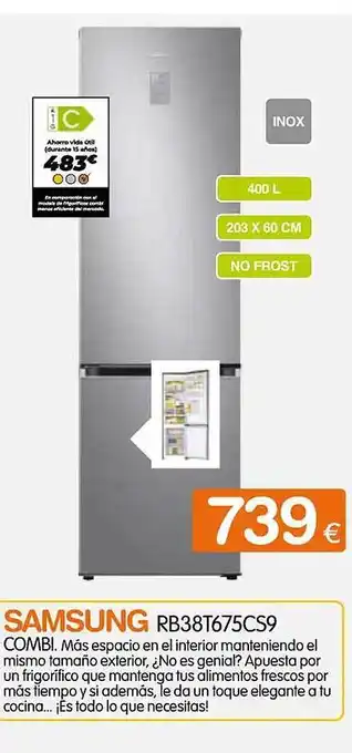 Expert Samsung rb38t675cs9 combi oferta